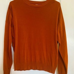 Burnt Orange Light Sweater